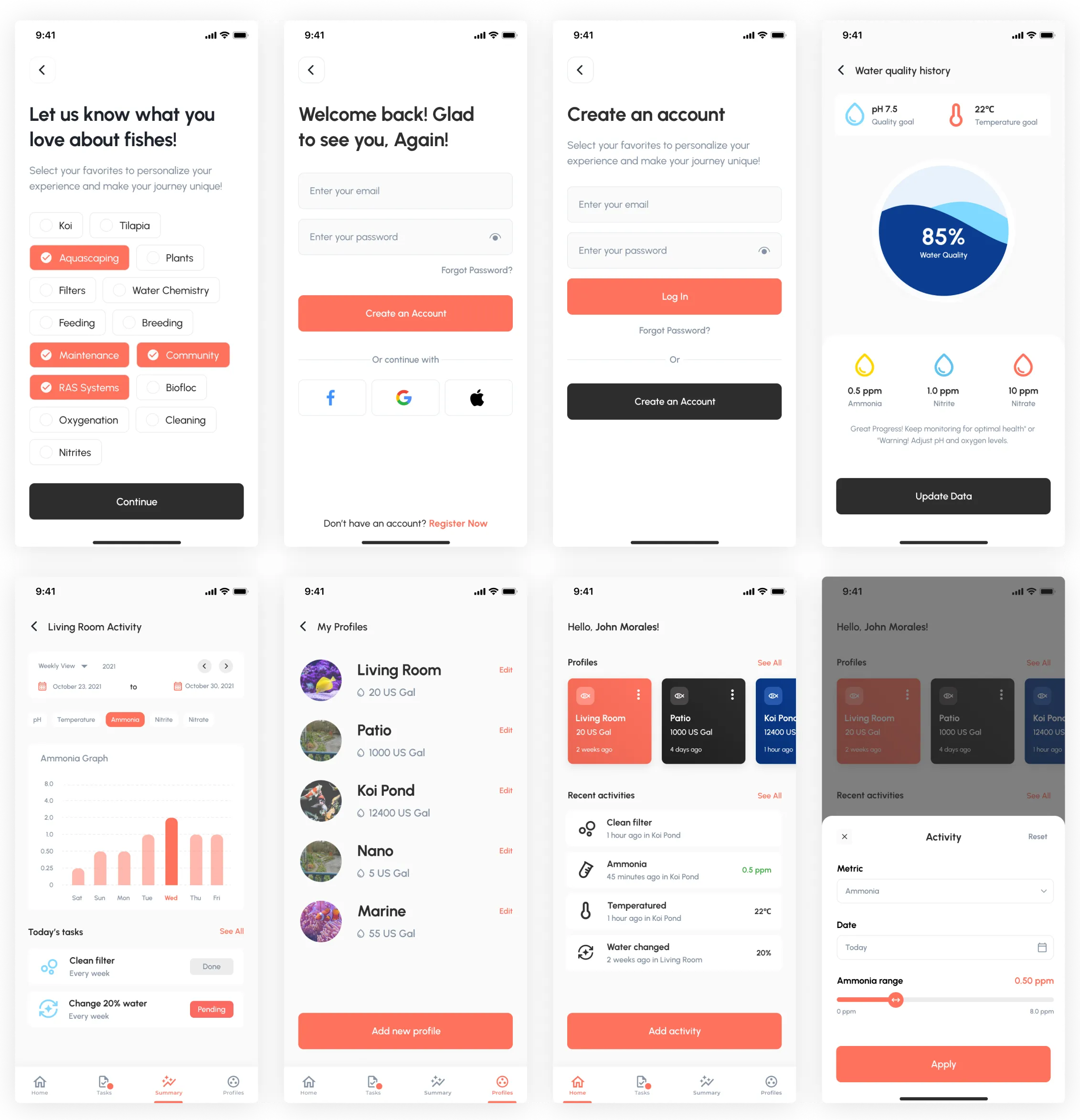 High-Fidelity Mockups